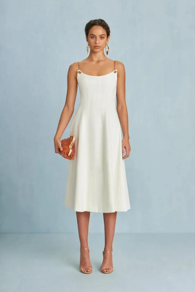 Women Cult Gaia Dresses KENDRA DRESS 8211 OFF WHITE