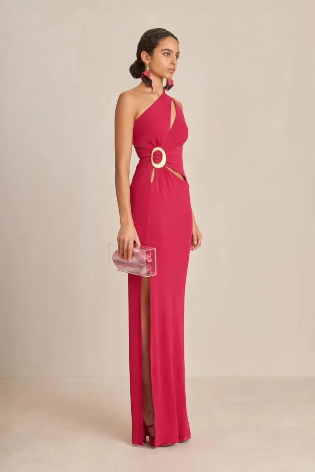 Women Cult Gaia Dresses ZINNA GOWN 8211 MAGENTA Women Cult Gaia Dresses ZINNA GOWN 8211 MAGENTA