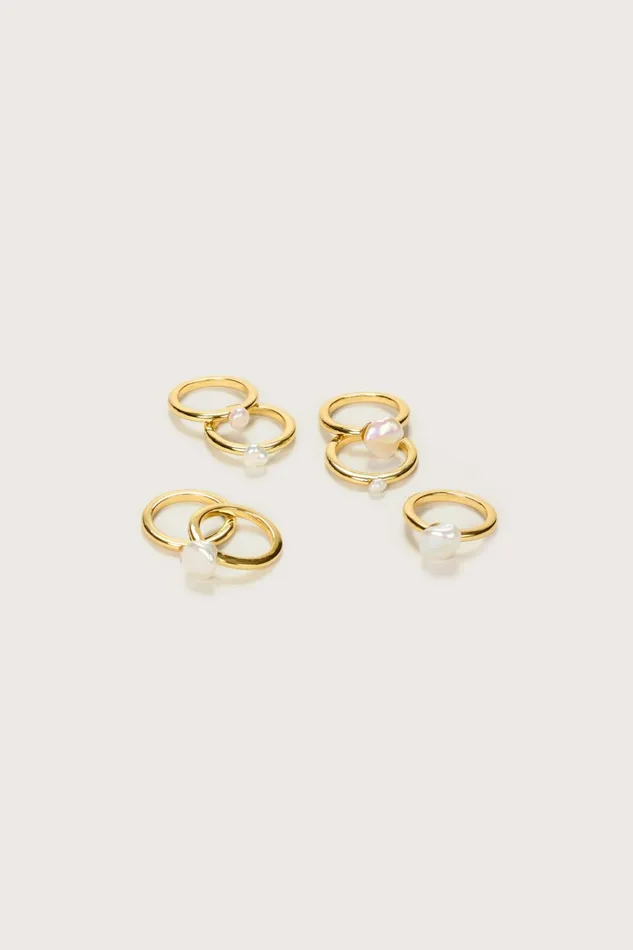 Women Cult Gaia Jewelry IRMA RING 8211 PEARL Women Cult Gaia Jewelry IRMA RING 8211 PEARL