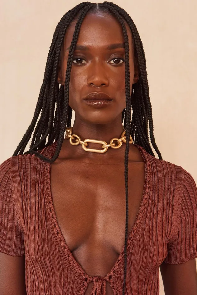 Women Cult Gaia Jewelry REYES NECKLACE 8211 BRASS Women Cult Gaia Jewelry REYES NECKLACE 8211 BRASS