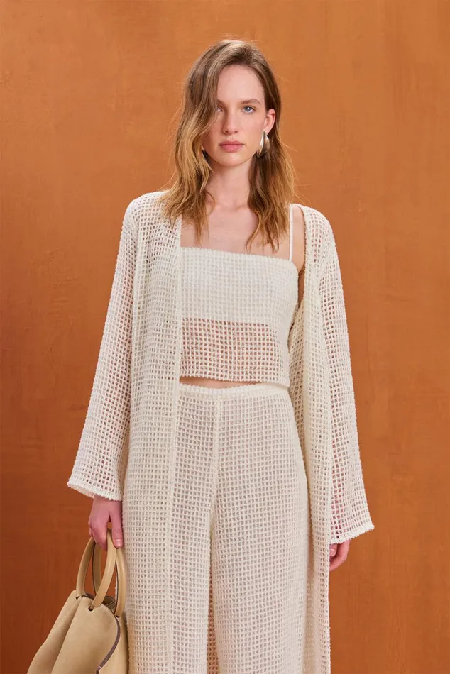 Women Cult Gaia Knits CORALI TOP 8211 OFF WHITE Women Cult Gaia Knits CORALI TOP 8211 OFF WHITE