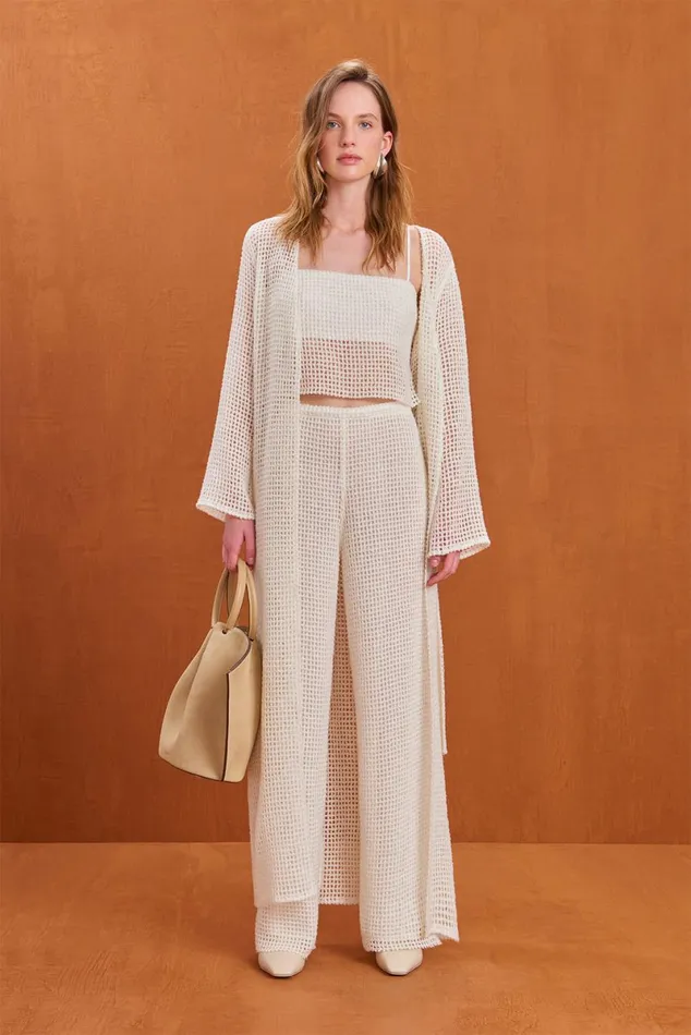 Women Cult Gaia Knits CORALI TOP 8211 OFF WHITE Women Cult Gaia Knits CORALI TOP 8211 OFF WHITE