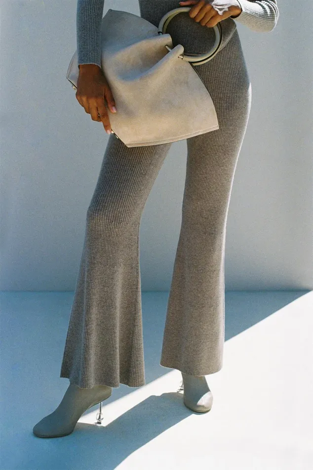 Women Cult Gaia Knits EZZIE KNIT PANT 8211 FOG Women Cult Gaia Knits EZZIE KNIT PANT 8211 FOG
