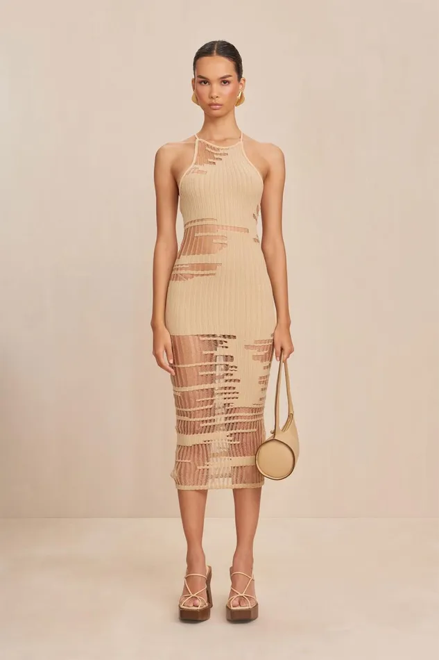 Women Cult Gaia Knits NODIN KNIT DRESS 8211 BEACH