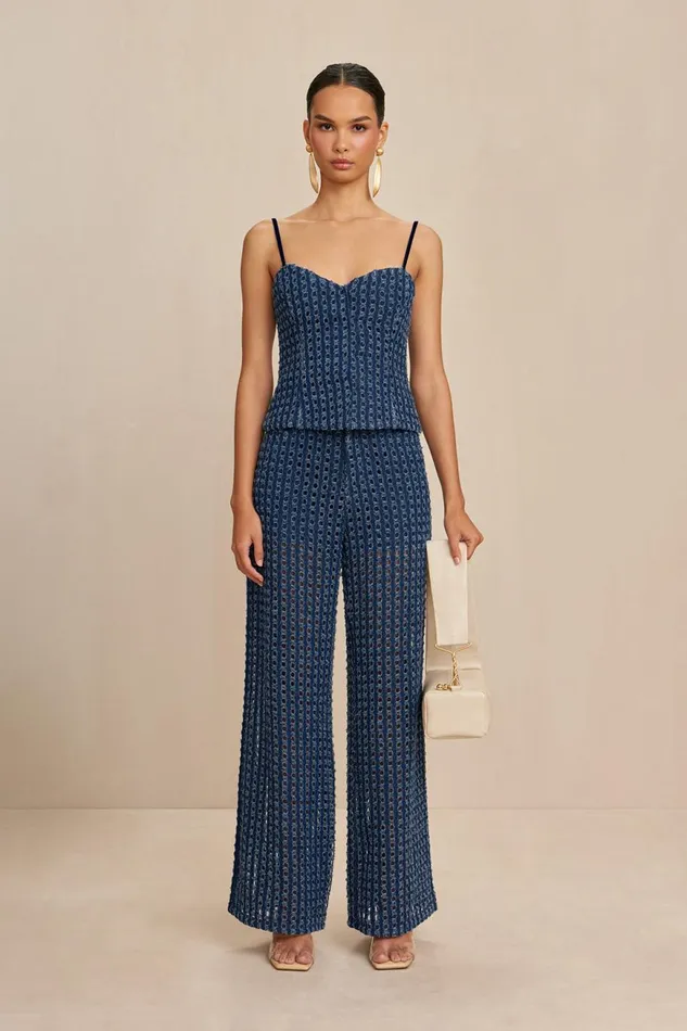 Women Cult Gaia Tops AURELIA TOP 8211 INDIGO WASH Women Cult Gaia Tops AURELIA TOP 8211 INDIGO WASH