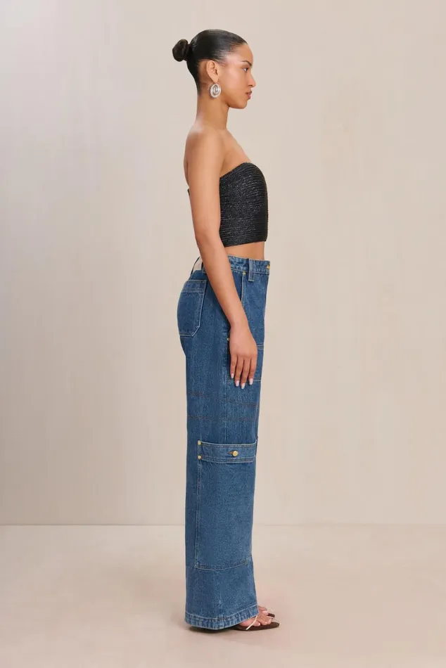 Women Cult Gaia Tops JACIRA TOP 8211 BLACK RAFFIA Women Cult Gaia Tops JACIRA TOP 8211 BLACK RAFFIA