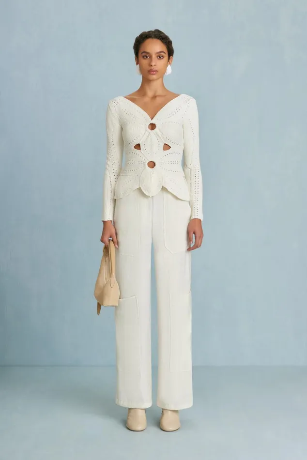 Women Cult Gaia Tops LULE CROCHET TOP 8211 OFF WHITE Women Cult Gaia Tops LULE CROCHET TOP 8211 OFF WHITE