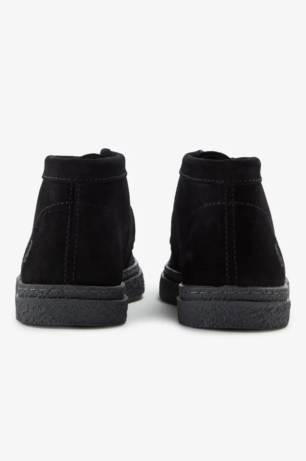 Women Dawson Mid Black Fred Perry Shoes
