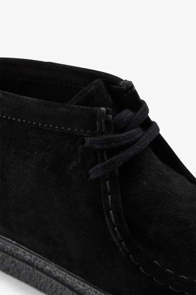 Women Dawson Mid Black Fred Perry Shoes