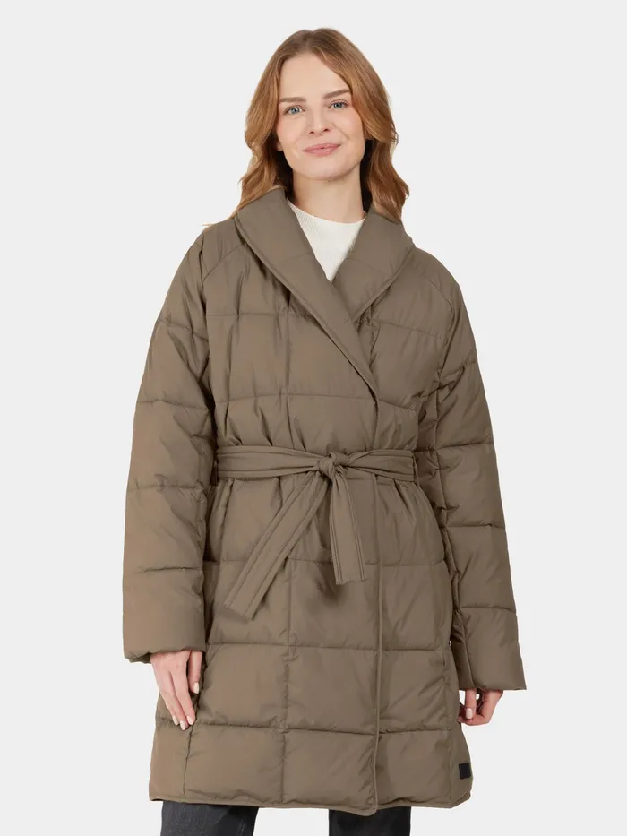 Women Dina Coat Walnut Didriksons Autumn Jackets