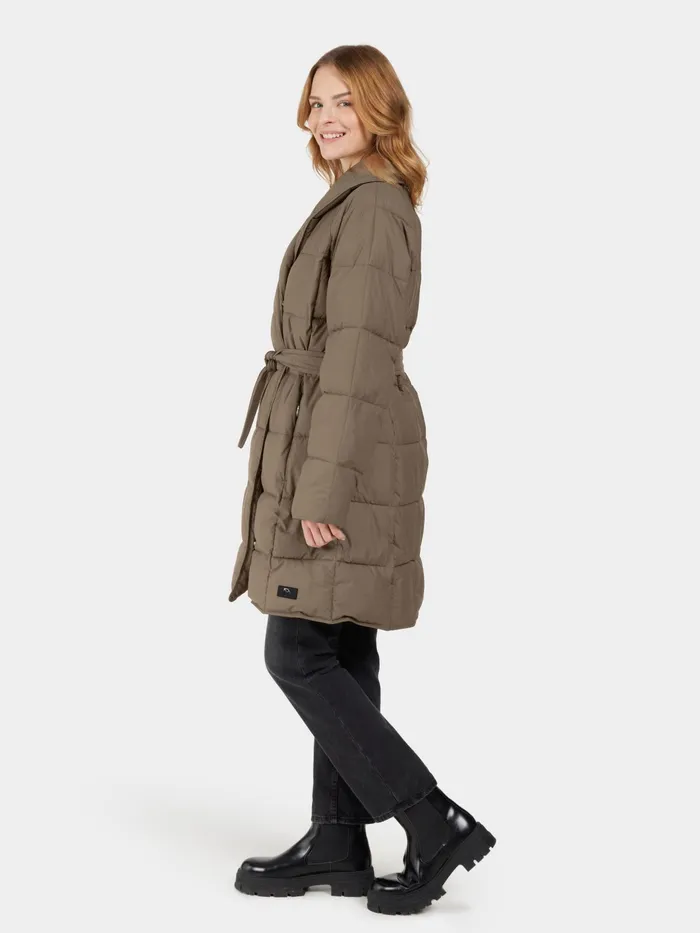Women Dina Coat Walnut Didriksons Autumn Jackets