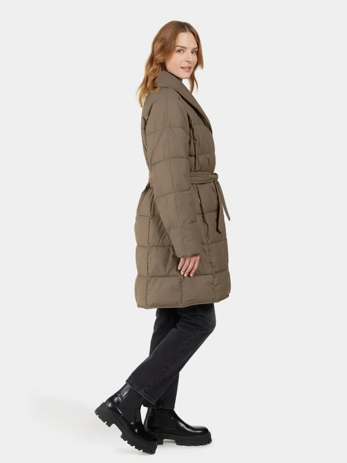 Women Dina Coat Walnut Didriksons Autumn Jackets