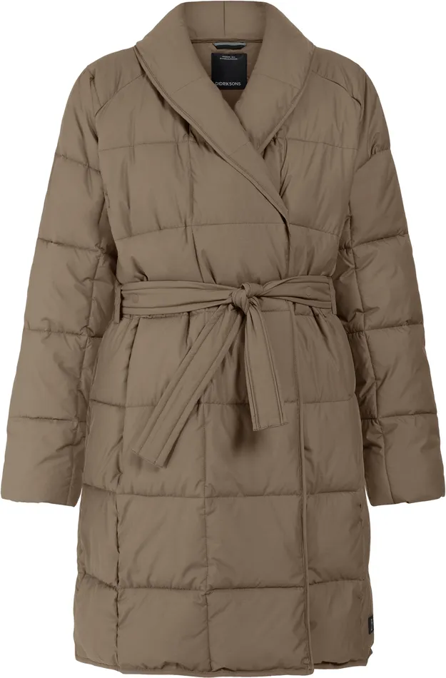 Women Dina Coat Walnut Didriksons Autumn Jackets