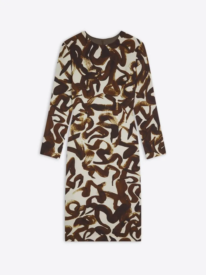 Women Dries Van Noten Dresses Printed Shift Dress