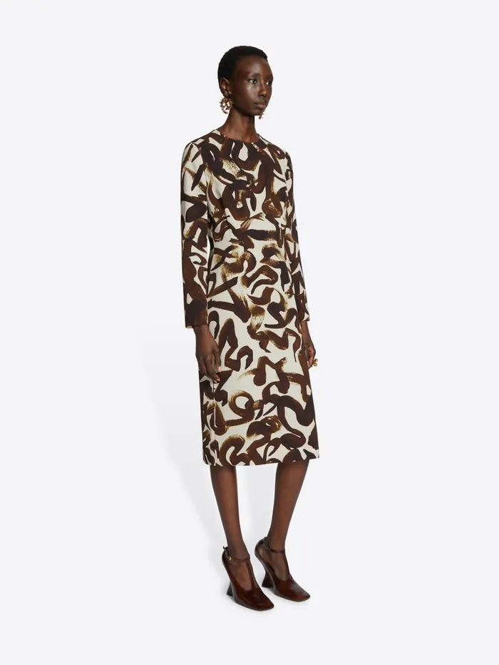 Women Dries Van Noten Dresses Printed Shift Dress