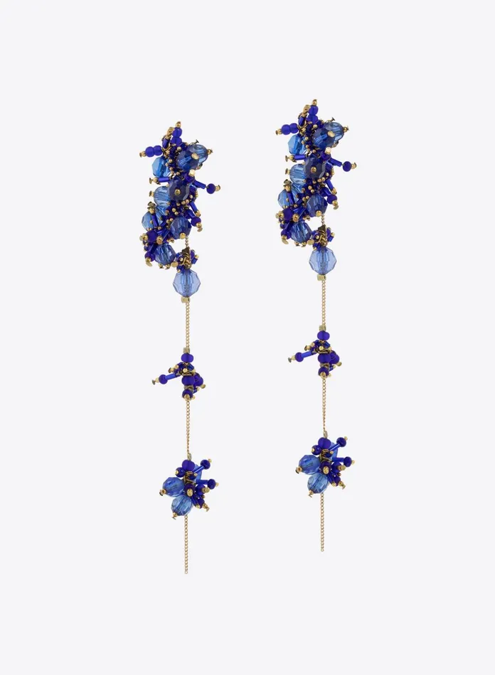 Women Dries Van Noten Jewelry Embroidered Earrings