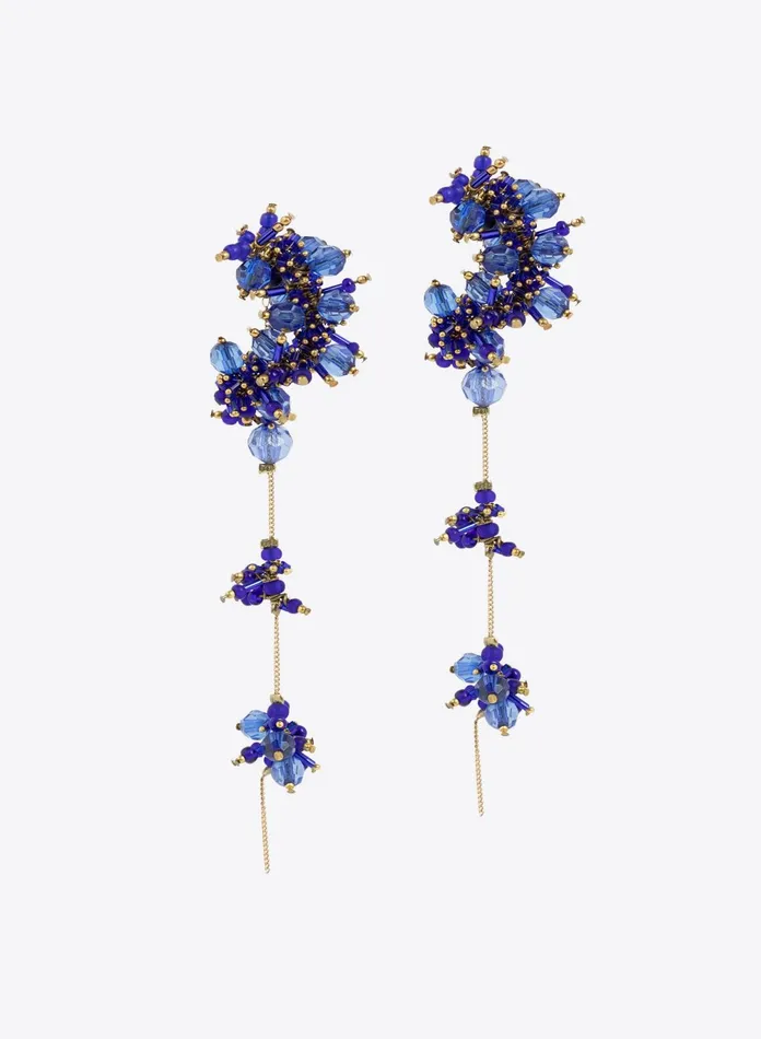 Women Dries Van Noten Jewelry Embroidered Earrings