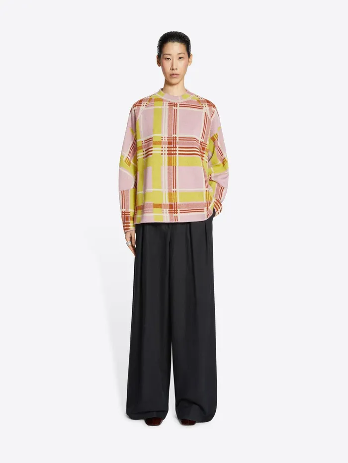 Women Dries Van Noten Knitwear Checked Sweater