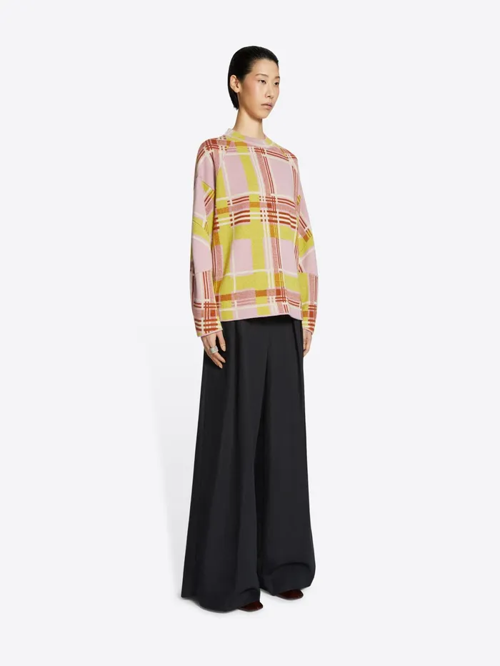 Women Dries Van Noten Knitwear Checked Sweater