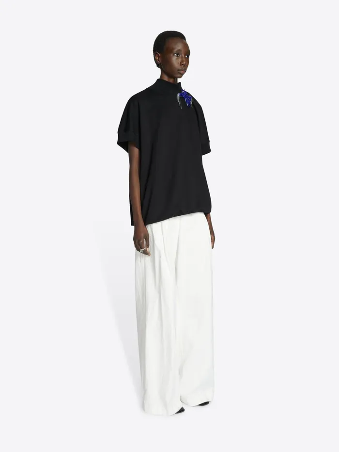 Women Dries Van Noten Tshirts and Sweatshirts Embellished Sweatshirt