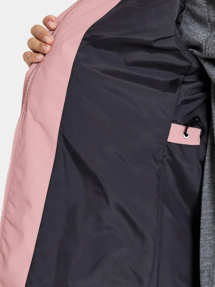 Women Edith Parka Oyster Lilac Didriksons Spring Jackets