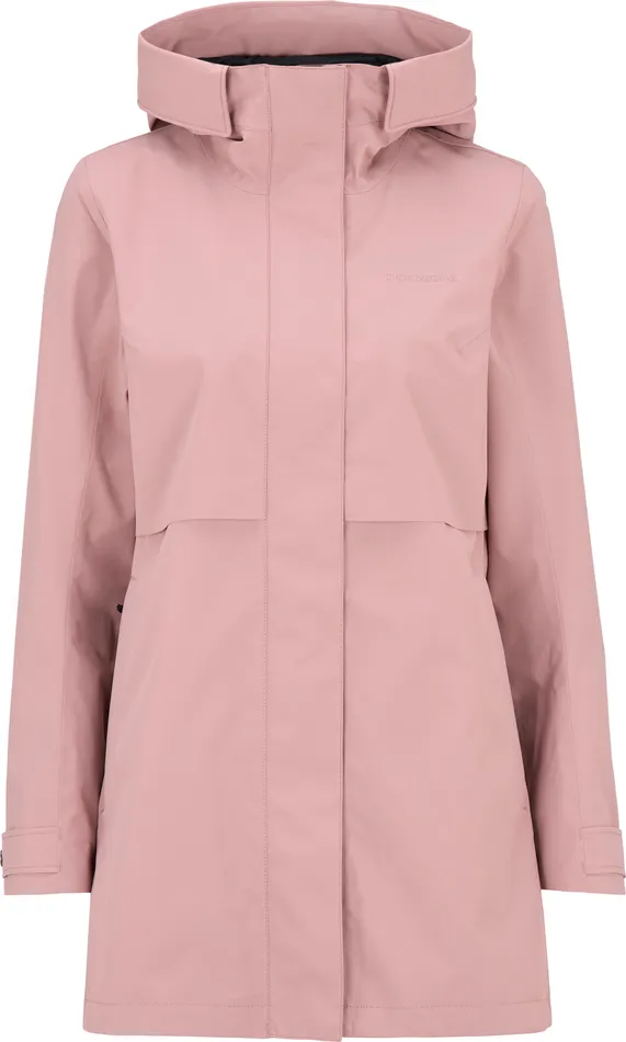 Women Edith Parka Oyster Lilac Didriksons Spring Jackets