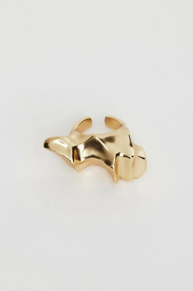 Women ELFORD DOUBLE RING Gold Acler Jewellery