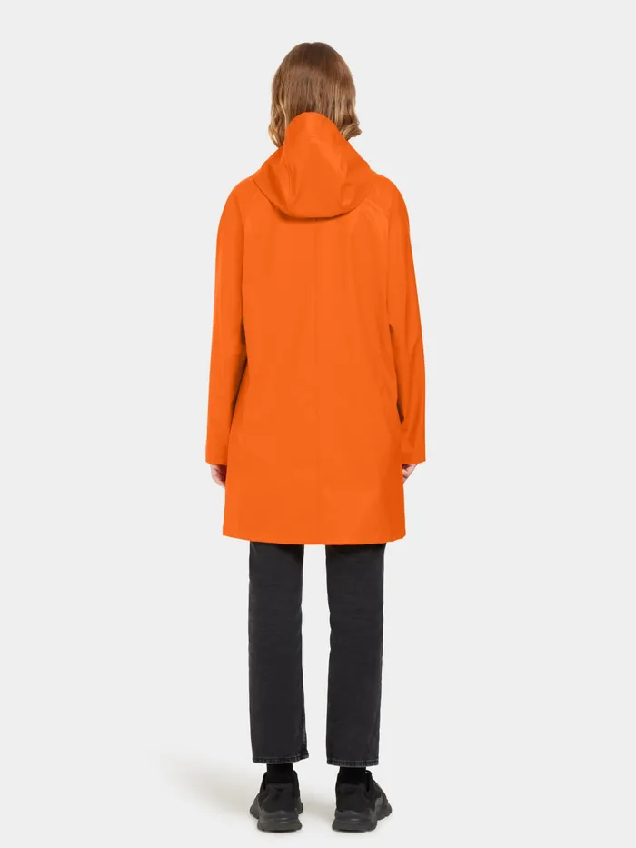 Women Elly Parka Galon Flame Didriksons Waterproof Jackets