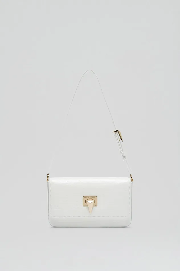 Women EMBOSSED SLIM BAG WHITE Bags Scanlan Theodore