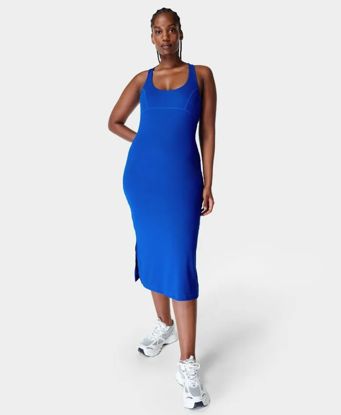 Women Emily Strappy Back Dress Lightning Blue Sweaty Betty Dresses and Jumpsuits Women Emily Strappy Back Dress Lightning Blue Sweaty Betty Dresses and Jumpsuits