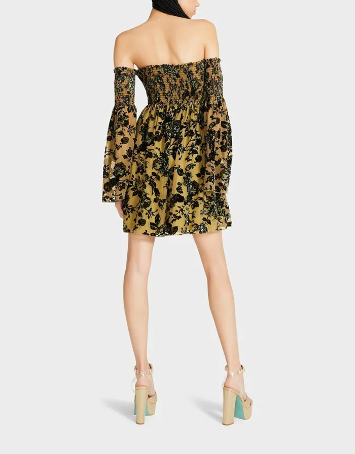 Women ESSIE MINI DRESS YELLOW Yellow Betsey Johnson