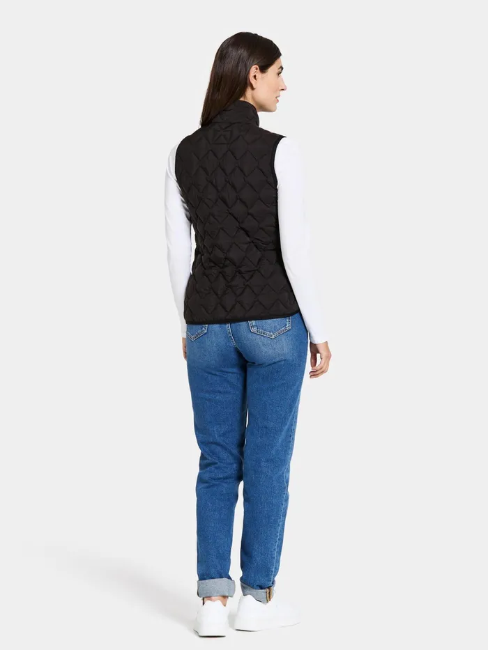Women Evy Vest Black Didriksons Vests