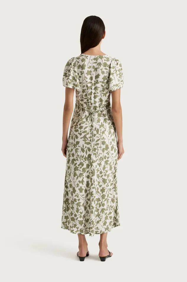 Women Faithfull The Brand Dresses Boda Midi Dress Poplar Sage