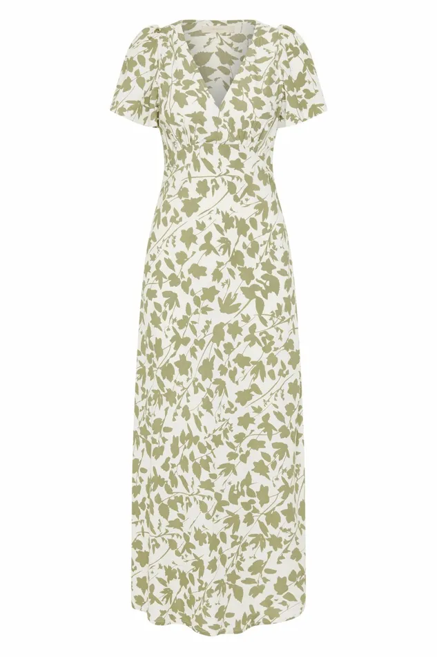 Women Faithfull The Brand Dresses Boda Midi Dress Poplar Sage