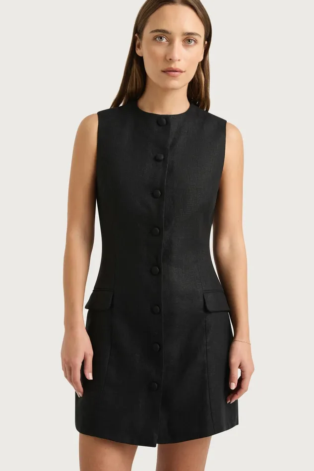 Women Faithfull The Brand Dresses Jane Mini Dress Black