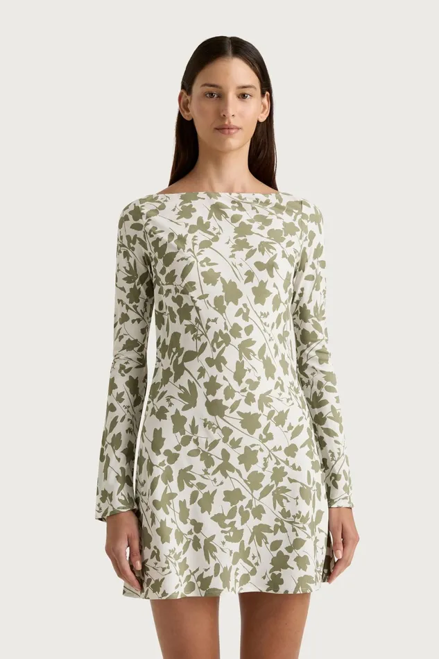 Women Faithfull The Brand Dresses Lilou Mini Dress Poplar Sage