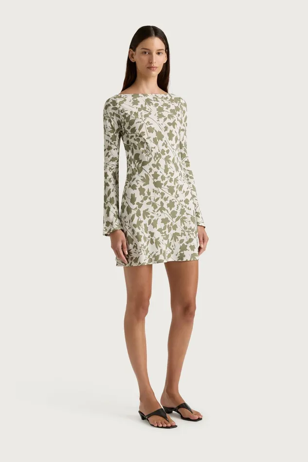 Women Faithfull The Brand Dresses Lilou Mini Dress Poplar Sage