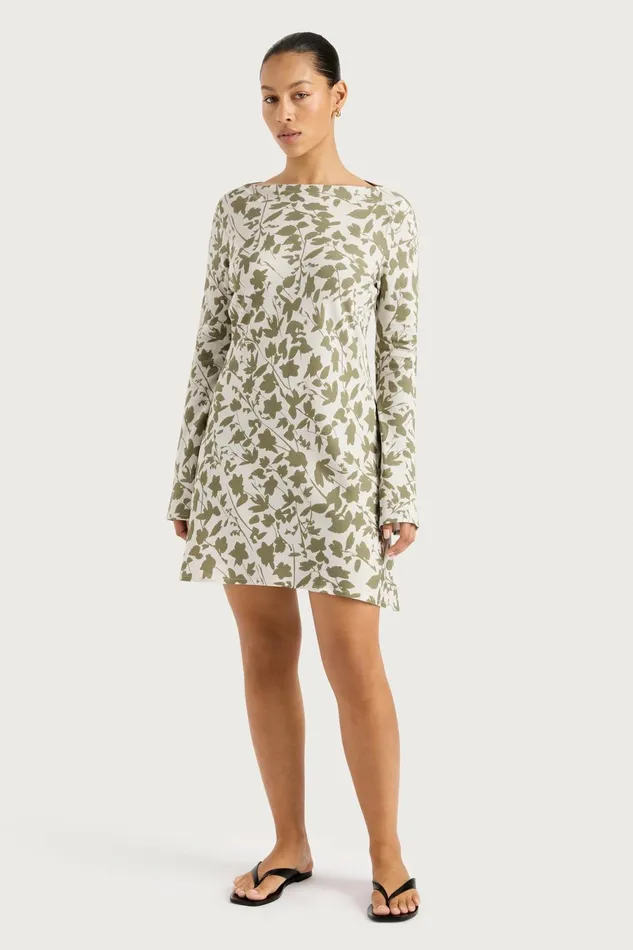 Women Faithfull The Brand Dresses Lilou Mini Dress Poplar Sage