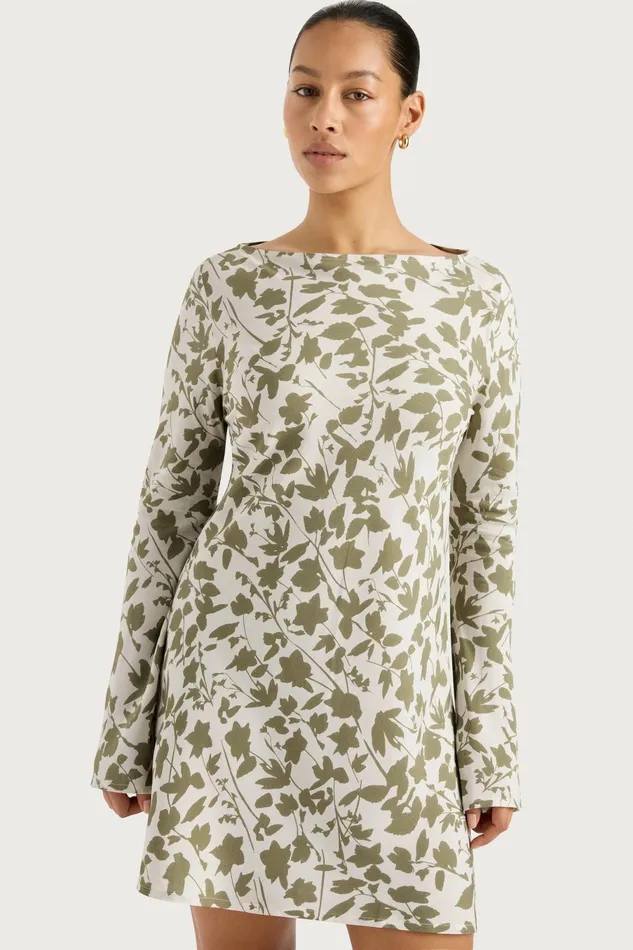 Women Faithfull The Brand Dresses Lilou Mini Dress Poplar Sage