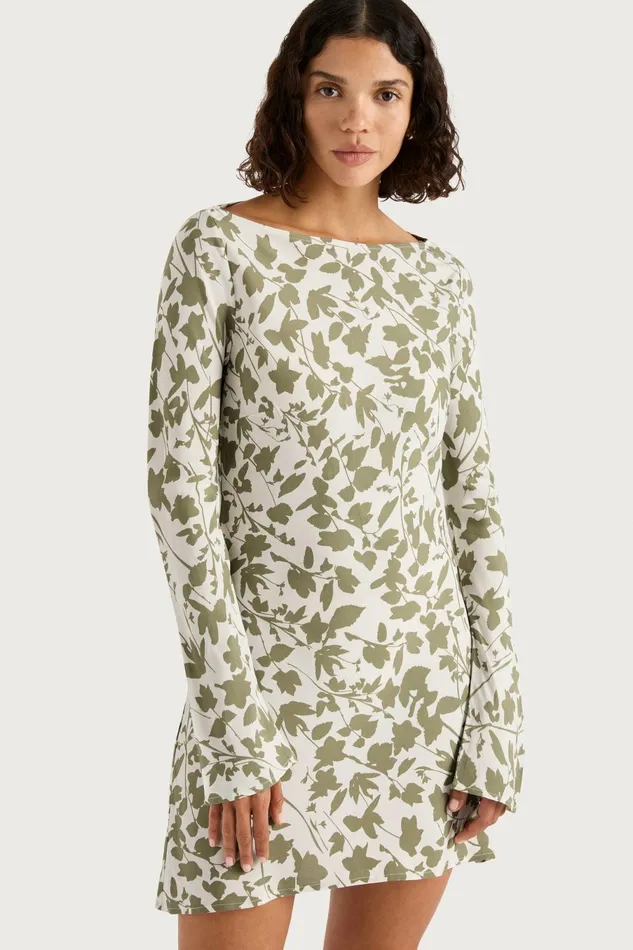 Women Faithfull The Brand Dresses Lilou Mini Dress Poplar Sage