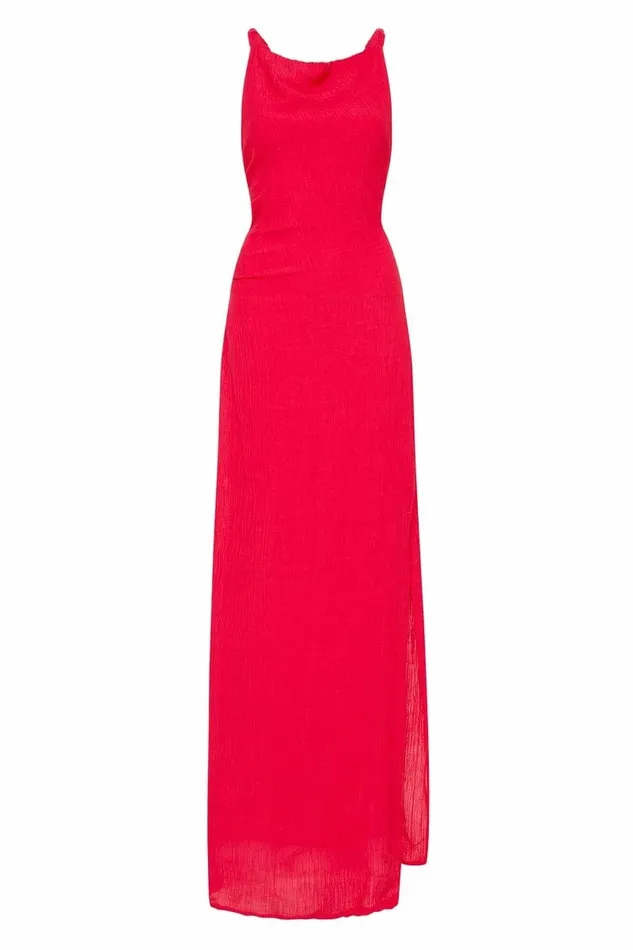 Women Faithfull The Brand Dresses Palermo Maxi Dress Peony Pink 8211 Faithfull The Brand