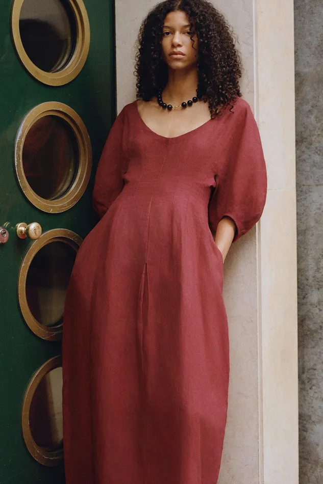 Women Faithfull The Brand Dresses Raynara Maxi Dress Wine