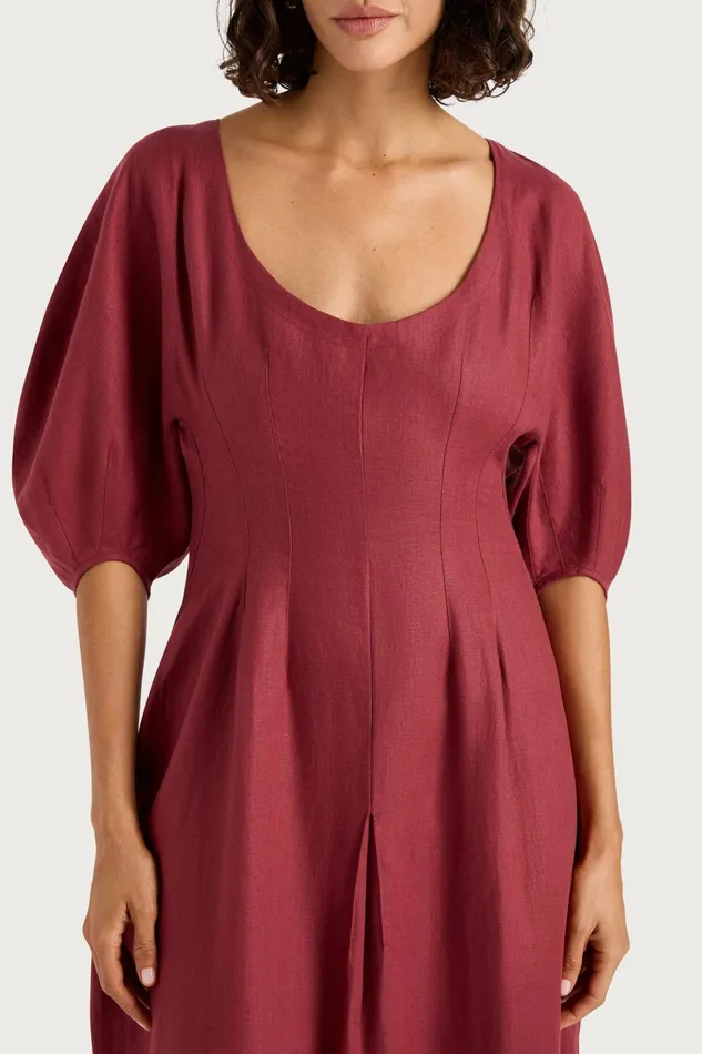 Women Faithfull The Brand Dresses Raynara Maxi Dress Wine