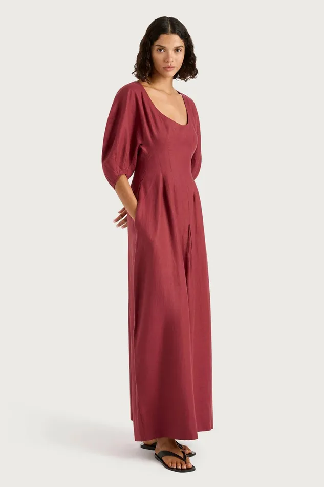 Women Faithfull The Brand Dresses Raynara Maxi Dress Wine