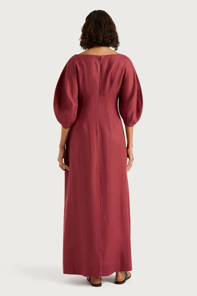 Women Faithfull The Brand Dresses Raynara Maxi Dress Wine