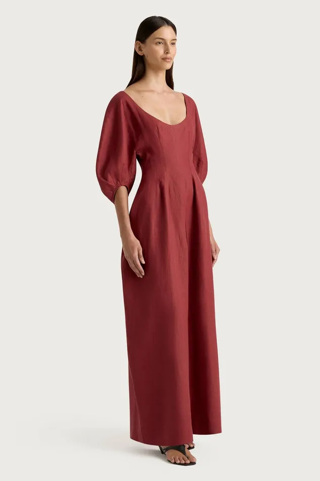Women Faithfull The Brand Dresses Raynara Maxi Dress Wine
