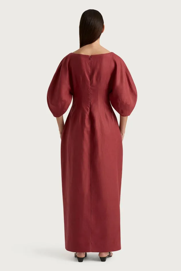 Women Faithfull The Brand Dresses Raynara Maxi Dress Wine
