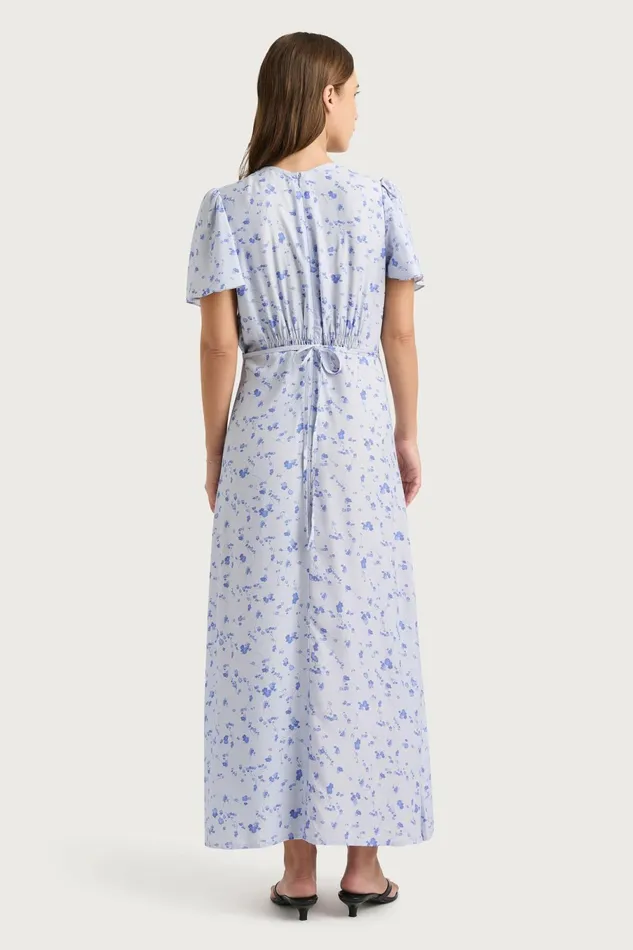 Women Faithfull The Brand Dresses Tae Midi Dress Blossom Blue