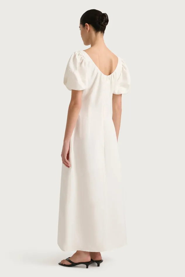Women Faithfull The Brand Dresses Vence Midi Dress White
