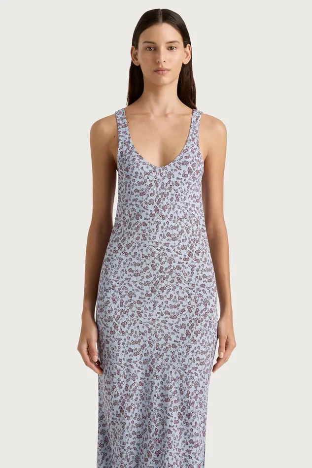 Women Faithfull The Brand Maxi Dresses Olivia Maxi Dress Amaryllis Floral Blue